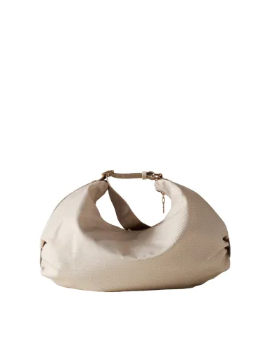 Borsa a spalla L Borbonese gesso