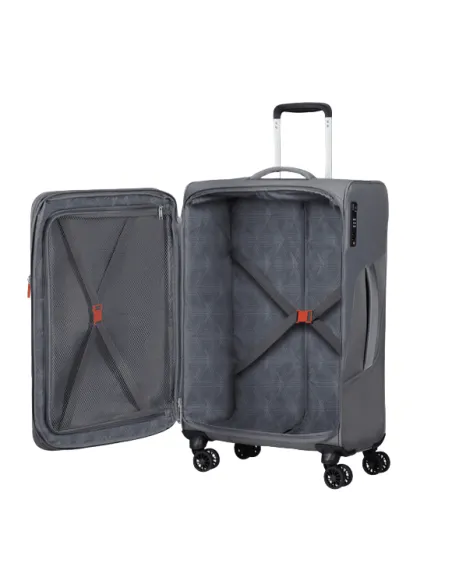 Medium expandable trolley SummerFunk, Titanium