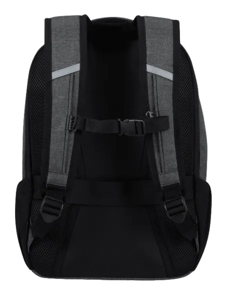 14" Computer-Rucksack aus recyceltem Stoff American Tourister Streethero, grau