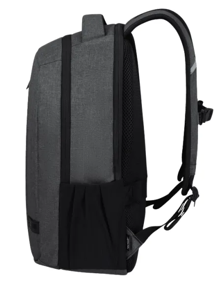 15,6" Computer-Rucksack aus recyceltem Stoff American Tourister Streethero, grau