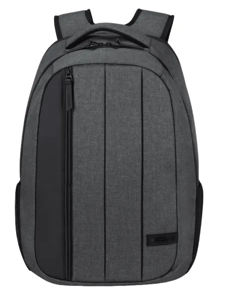 17,3" Computer-Rucksack aus recyceltem Stoff American Tourister Streethero, grau