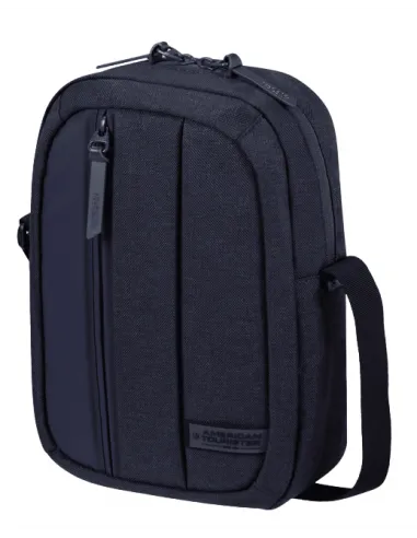 Men's recycled fabric cross-body bag,...