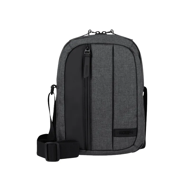 Borsello in tessuto American Tourister grigio