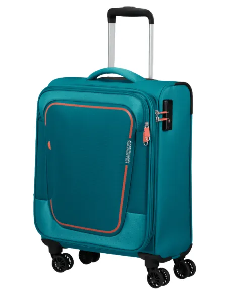 Erweiterbarer Kabinentrolley American Tourister Pulsonic, Stone Teal