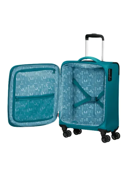 Erweiterbarer Kabinentrolley American Tourister Pulsonic, Stone Teal