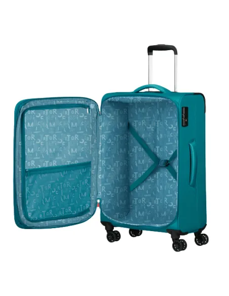 Trolley medio American Tourister Pulsonic Stone Teal