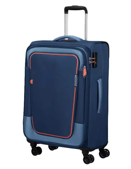 Medium trolley American Tourister Pulsonic, Combat Navy