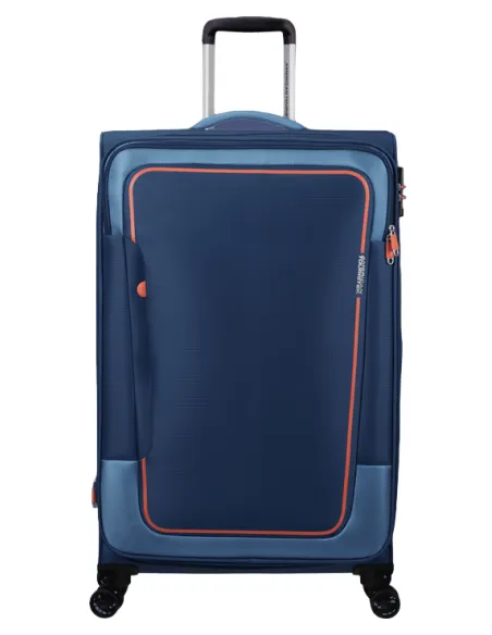 Trolley grande espandibile American Tourister Pulsonic, Combat Navy