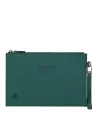 Pochette uomo porta iPad® Mini Black Square verde