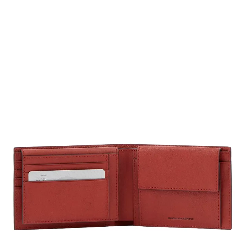 Herrengeldbörse mit Münzfach und Dokumentenklappe Black...