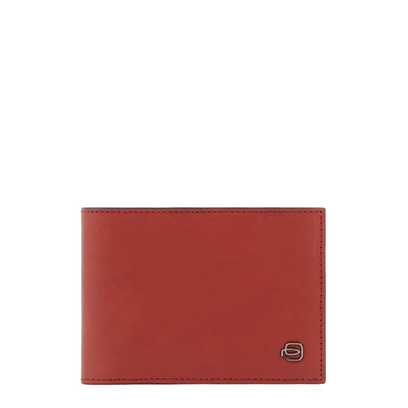 Piquadro Black Square Men's wallet with coin pocket red 2