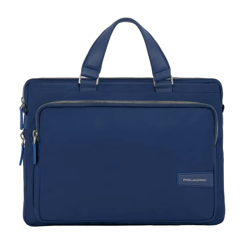 Cartella sottile espandibile Piquadro PQ-RY blu