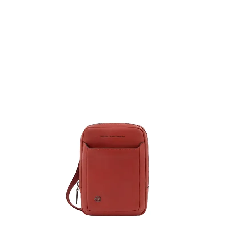 Leather crossbody bag B3 red