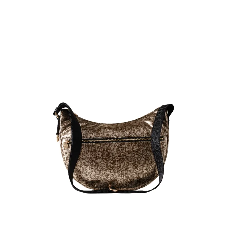 Borbonese Medium women's shoulder bag gold