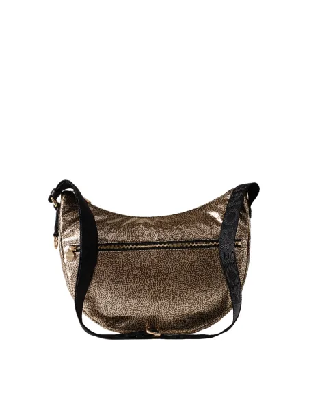 Borbonese Medium women's shoulder bag gold