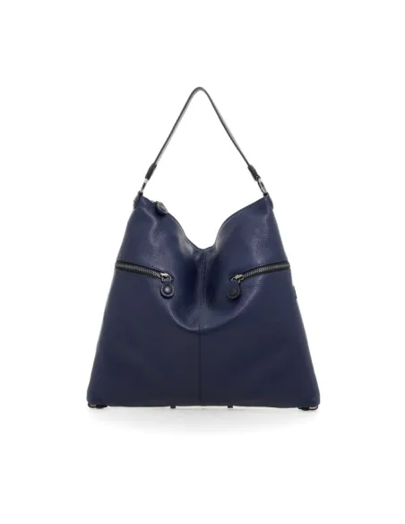 Gabs Margerita leather women's shoulder bag, blue