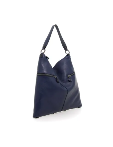 Gabs Margerita Damen Schultertasche aus Leder, blau