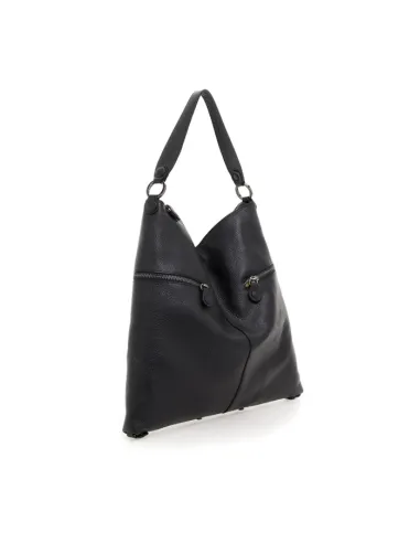 Borsa in pelle Gabs Margherita nera