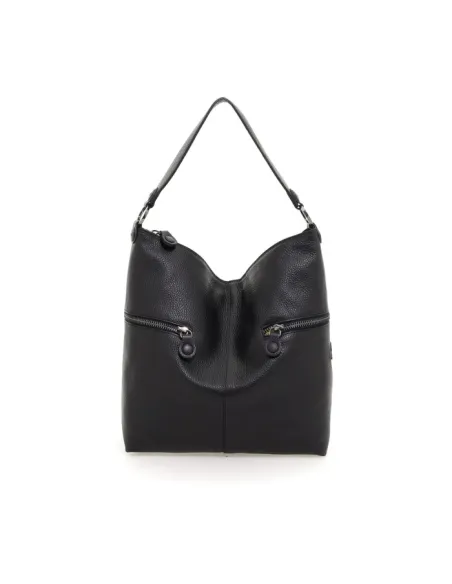 Borsa in pelle Gabs Margherita nera