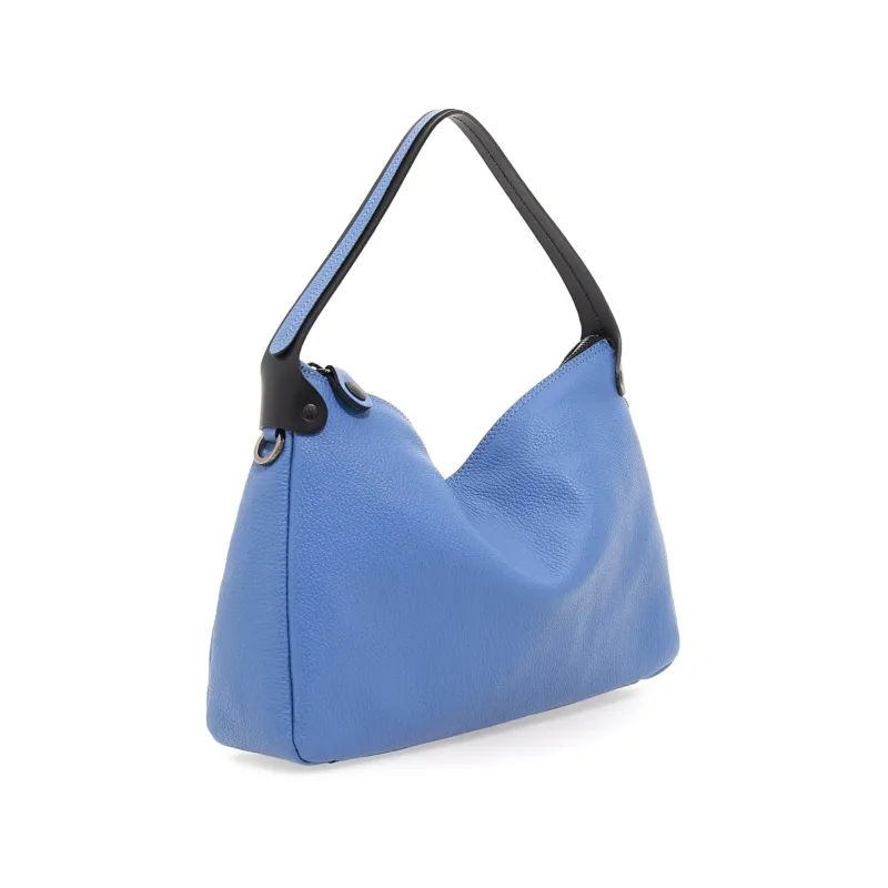 Gabs Calliope medium leather women's bag, light blue 2
