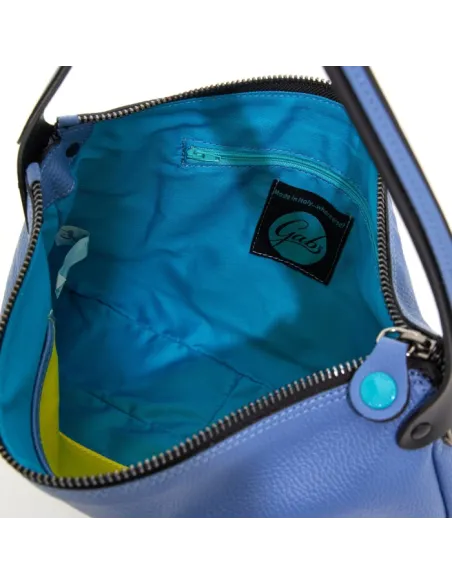 Borsa donna in pelle Calliope M Gabs oceano