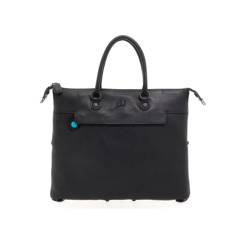 Gabs G3 Plus size L handbag with front pocket, black