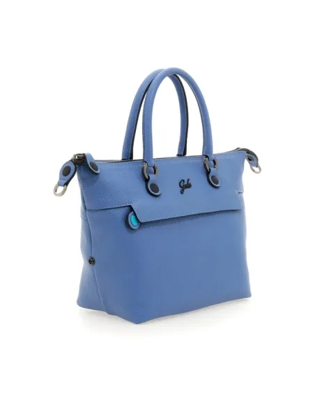 Gabs G3 Plus Größe L Handtasche mit Fronttasche, azurblau