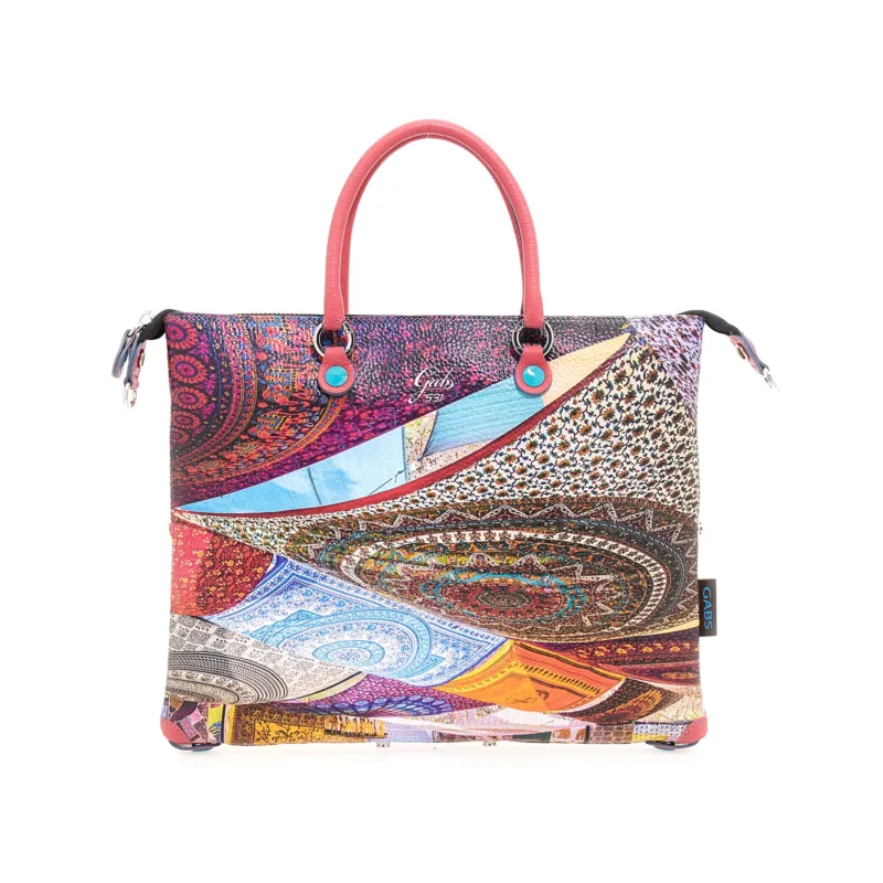 Gabs large convertible women's bag, Foulard Ibiza