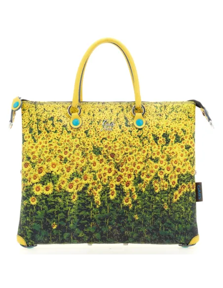 Borsa donna trasformabile a fantasia G3 Gabs L Girasoli