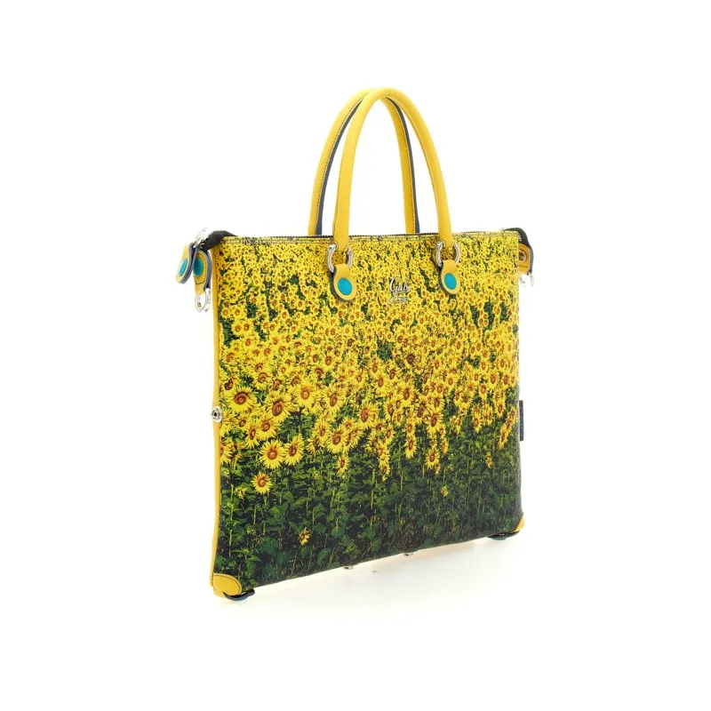 Borsa donna trasformabile a fantasia G3 Gabs L Girasoli 2