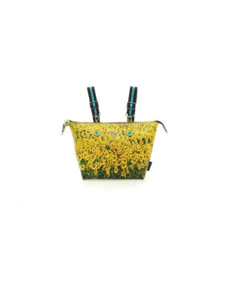 Borsa donna trasformabile a fantasia G3 Gabs L Girasoli