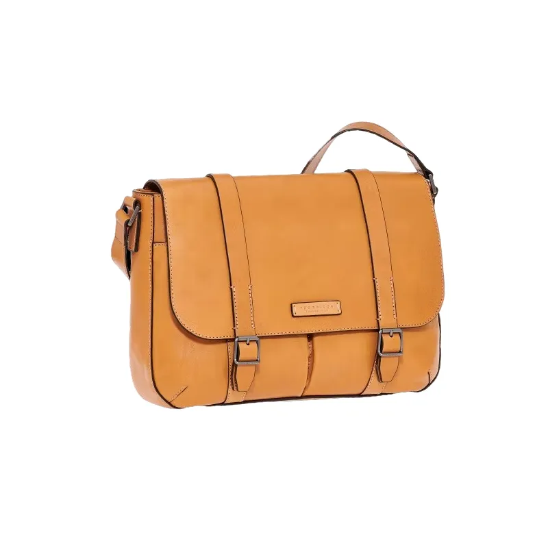 The Bridge Cesare Laptop messenger bag, tan