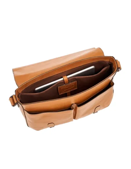 The Bridge Cesare Laptopkuriertasche, tan