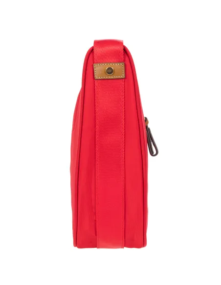 Brics Small shoulder bag in recycled nylon, red