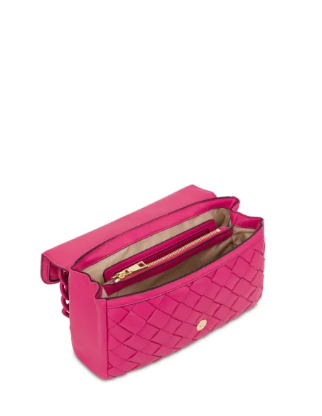 Pollini Damentasche mit Kettenriemen, fuchsia