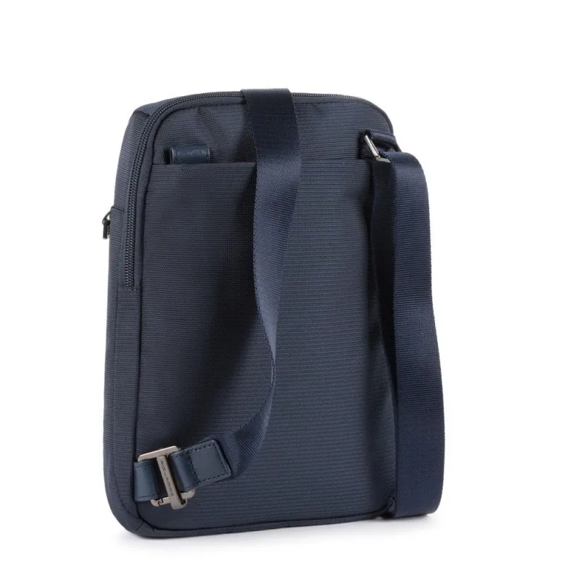 Borsello Piquadro Porta iPad® in tessuto e pelle blu 2