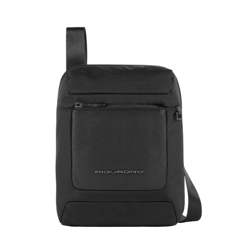 Piquadro Mac-Beth iPad® Crossbody bag, black