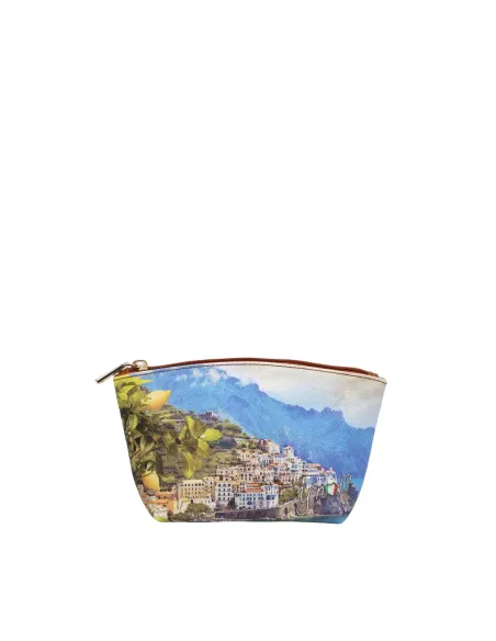 Ynot mittleres Kosmetik-Etui mit Reißverschluss, Lemon Coast