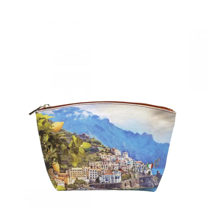 Ynot large zipped beauty case, Lemon Coast