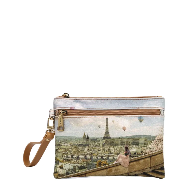 Ynot small pouch with removable handle, Montgolfiere