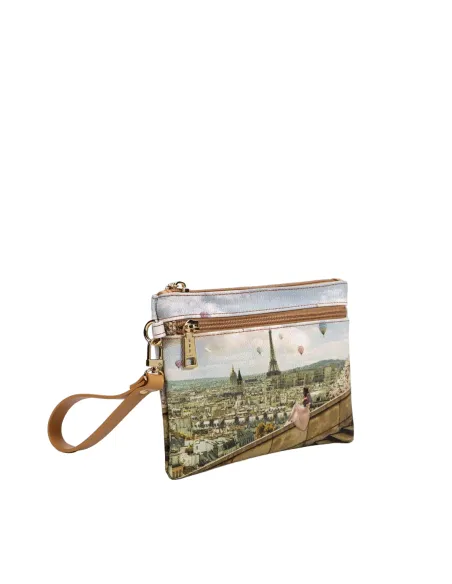 Ynot small pouch with removable handle, Montgolfiere