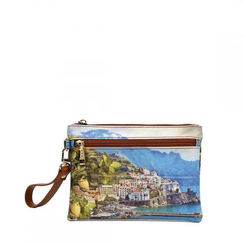 Ynot kleine Tasche mit abnehmbarem Griff, Lemon Coast