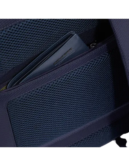 Borsone Piquadro Brief2 con portabilità a zaino blu