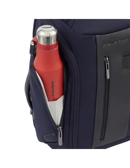 Reisetasche, als Rucksack tragbar Piquadro Brief2, schwarz