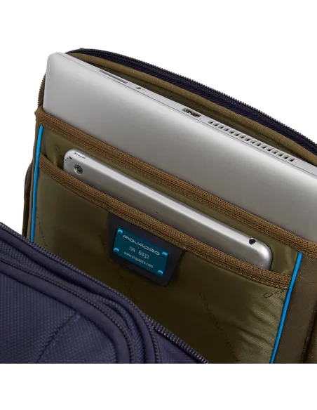 Borsone Piquadro Brief2 con portabilità a zaino nero