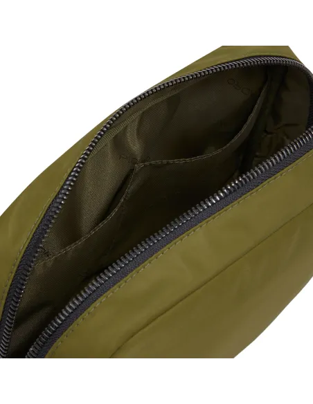 Necessaire Piquadro in tessuto verde