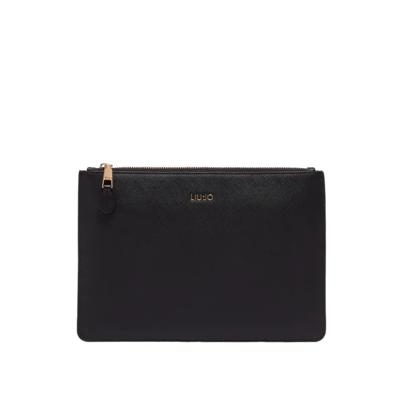 Liu Jo clutch bag with removable handle, black