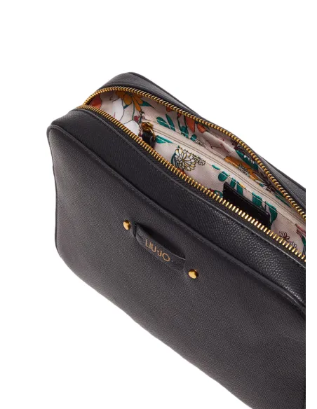 Liu Jo Umhängetasche mit Reißverschluss, schwarz