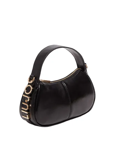 Borsa Liu Jo piccola laminata nera