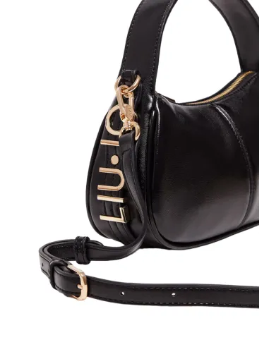 Borsa Liu Jo piccola laminata nera